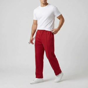 Men's Fleece Sweatpants Oversize <b>Trouser</b> Fleece Jogger Pants Men High Drawstring Waist Winter Sweatpants Mens - Product Image 4