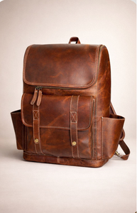 Mochila Unisex Personalizada de Cuero PU – Gran Capacidad, Bolsa para Portátil Impermeable con Cierre para Negocios y Viajes - Product Image 2