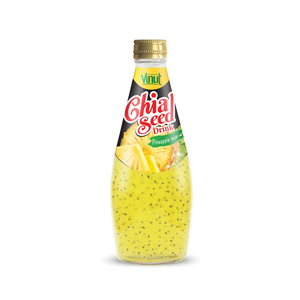 ขวดแก้วบรรจุน้ำผลไม้24มล. เมล็ดสับปะรด290มล. ขวดแก้วแบบกล่องปราศจากน้ำตาล - Product Image 1