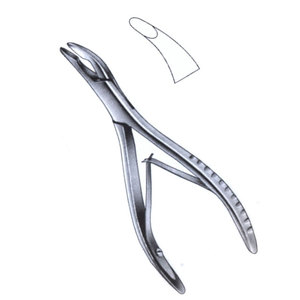 Pinza Luer para Huesos, Ortopédica, de Acero Inoxidable, Quirúrgica, para Cortar Huesos, Reutilizable, Fabricante OEM, Manual, 3 Años de Garantía - Product Image 3