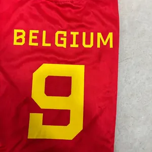Camiseta de Fútbol de Bélgica Número 9 |   Camiseta Personalizada de la Selección Nacional en Color |   Camiseta de Manga Corta para Hombre, Transpirable y de Alta Calidad |   Nuevo - Product Image 6