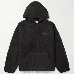 Sweat à capuche en sherpa personnalisé avec logo, surdimensionné, confortable, pour adulte, écologique, pour homme - Product Image 6