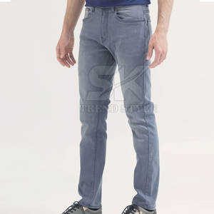 Pantalones de mezclilla para hombre de alta calidad, lavados, fabricados en fábrica, venta al por mayor, precio razonable - Product Image 2