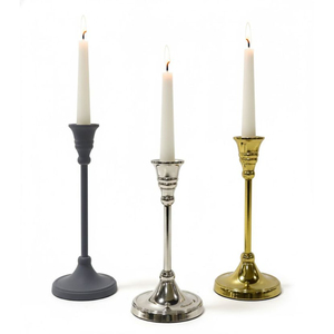 Classic <b>Brass</b> Taper Candle Holder Wedding Christmas Home Decor Modern Eco-Friendly Handmade <b>Candlestick</b> Holder Tabletop - Product Image 2