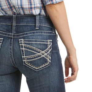 Jeans de style western brodés sur mesure pour femmes, coupe bootcut, ultra-doux, respirants, écologiques, tissu de qualité supérieure, séchage rapide - Product Image 3