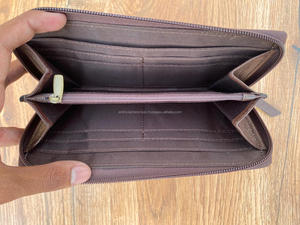 Nueva llegada de cuero tallado a mano tallado embrague muñequera Flor de Color rojo multiusos para mujer multiusos gran oferta billetera - Product Image 4