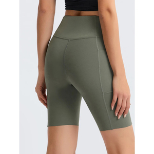 Shorts de yoga pour femmes respirants, taille haute, de qualité supérieure, tendance, pour l'été, sous marque privée - Product Image 4