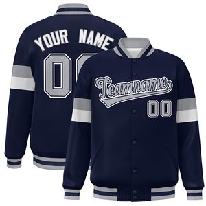 Veste universitaire bleue et jaune pour homme, personnalisable avec nom et numéro, style décontracté, fermeture éclair sur le devant, coupe classique, vêtement d'hiver respirant Fortleo - Product Image 6