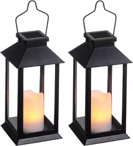 Farol Metálico de Estilo Rústico, Portavelas Decorativo para Bodas, Jardines, Restaurantes, Hoteles y Eventos - Product Image 3