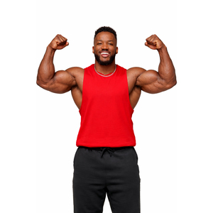 Débardeur de sport pour homme avec logo personnalisé, coupe musclée, sans manches, pour entraînement, musculation, stringer, OEM, uni, pour fitness - Product Image 1