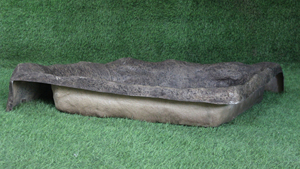 Corner Pond FRP Garden Ornaments Unbreakable Lightweight Fiberglass <b>Stone</b>-Look <b>Painted</b> Hand-Molded Outdoor Pond Water Lotus Fish - Product Image 6