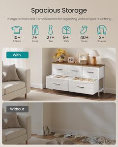 ตู้ลิ้นชักผ้า 5 ชั้น สำหรับห้องนอน ดีไซน์แบบตั้งพื้น ผลิตจากเวียดนาม - Product Image 5