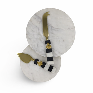 Juego de Cuchillos para Queso de Acero Inoxidable Chapado en Oro de Lujo con Mango de Abeja, Apto para Lavavajillas, para Uso en la Cocina del Hogar - Product Image 2