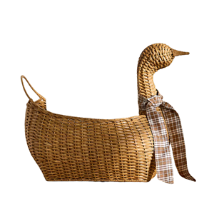 Wholesale Handmade Rattan Animal Shaped <b>Basket</b>, Decorative <b>Easter</b> <b>Gift</b> <b>Basket</b>, Vietnam Wicker Factory OEM ODM - Product Image 3