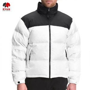 Vestes d'hiver matelassées respirantes à col montant et à capuche, personnalisées, de haute qualité, à séchage rapide pour hommes, prix de gros, fourniture d'usine - Product Image 2