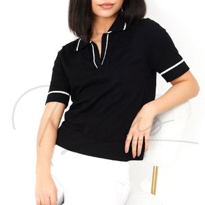 Polos de Mujer con Logotipo Personalizado de Alta Calidad, los Más Vendidos a Precio Económico, Polo de Manga Corta a la Moda para Damas - Product Image 4
