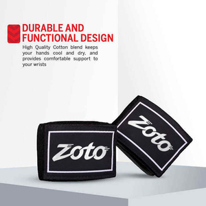 Bandages de boxe professionnels ZOTO, bandages élastiques pour les poignets, pour l'entraînement en salle, équipement de sécurité pour la lutte, vente en gros - Product Image 4