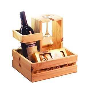 Soporte de madera multiusos para botellas, organizador de botellas de vino para encimera de cocina, estante de almacenamiento de madera natural para comedor - Product Image 6