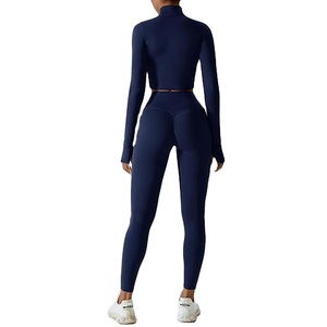 Conjunto de Yoga sin Costuras de Alto Rendimiento para Mujer, Ropa Deportiva de 3 Piezas para Gimnasio, Fitness, Yoga, Entrenamientos, Conjuntos Deportivos Elegantes 2026 - Product Image 2
