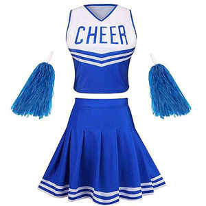 Ensembles d'uniformes de cheerleading pour femmes sur mesure, séchage rapide, légers, couleur unie - Product Image 1