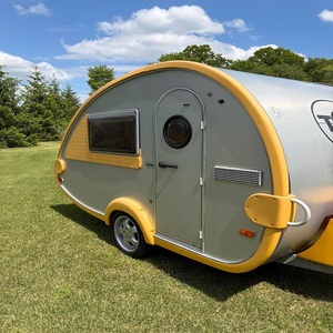 Luxury Compact Teardrop Caravan RV Sleeps 2 Perfect For 4x4 Travel With Stainless Steel Kitchen Included - Product Image 2