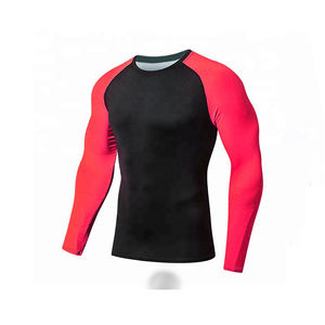 Best Quality Full Sleeve Rash Guard with Custom Colors Logo Spandex/Nylon Material Unisex OEM Service-Low Price Hot Rate Product - Product Image 4