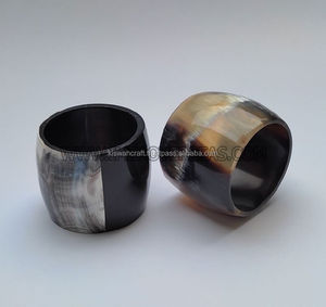 แหวนผ้าเช็ดปากสไตล์วินเทจอเมริกัน ดีไซน์สร้างสรรค์ ทนทาน เป็นมิตรกับสิ่งแวดล้อม เหมาะสำหรับตกแต่งโต๊ะอาหารในงานเลี้ยงอาหารค่ำ งานแต่งงาน และโรงแรม - Product Image 2