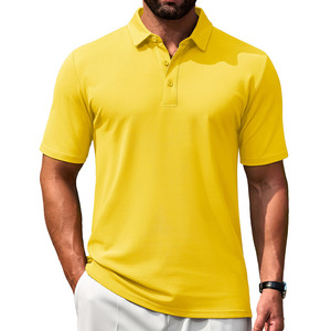 Camiseta Polo Exclusiva para Hombre, Transpirable, de Secado Rápido, Antiarrugas, Antipilling, Antiretracción, Ecológica - Product Image 1