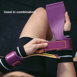 Poignées de main réglables en néoprène avec design antidérapant pour le soutien pendant l'exercice, combinaison de couleurs noir et jaune - Product Image 5