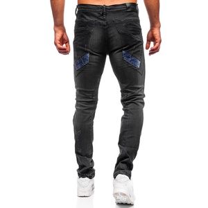 Pantalones Vaqueros de Mezclilla de Alta Calidad para Hombre, Corte Ajustado, Tela Elástica Suave, Ropa Casual de Calle, Prenda Inferior Cómoda y a la Moda para Uso Diario - Product Image 6