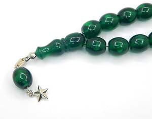 Marca Perlin, cuentas de oración Perlin, Tespih, Misbaha, Subha, pulseras de rosario islámicas musulmanas, accesorios de adoración, cuentas con efecto de piedras preciosas - Product Image 1