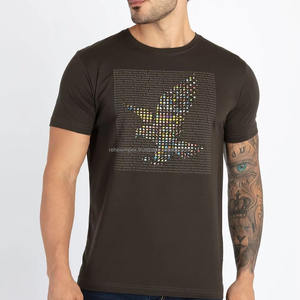 Camiseta REHEX IMPEX 2026 Premium para Hombre y Unisex con Estampado de Diamantes de Imitación, Alta Calidad, 100% Algodón, Manga Corta, Talla Grande, Logotipo Frontal - Product Image 4
