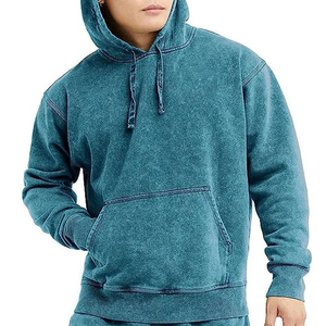 Sudadera con Capucha Personalizada para Hombre, de Algodón Grueso, Corte Regular, Unisex, con Bolsillo, Transpirable, Informal, Deportiva, para Invierno - Product Image 5