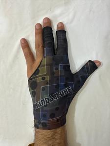 Stretch Hook And Loop Billiards and Snooker Gloves Fingerless Pull On Billiards Half Finger Billiard Glove Right Hand <b>Men</b> - Product Image 1