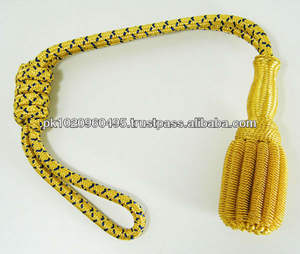 Nœud de parade métallique doré pour uniforme, accessoires de luxe de haute qualité pour usage cérémoniel britannique, africain, autrichien - Product Image 4
