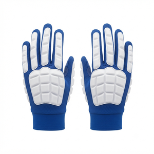 Customizsed 2026 American Football Goalkeeper <b>Gloves</b> (Latex) Non-Slip <b>Grip</b> Wrist Support Pull-On Closure for Training Matches - Product Image 1