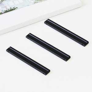 High Quality Matte Black Zinc Alloy Handle Modern <b>Pull</b> for Kitchen Cabinet Bathroom Wardrobe Nightstands Hardware - Product Image 6