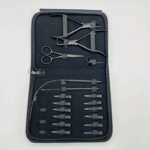 Kit d'outils pour extensions capillaires en acier inoxydable allemand, certifié CE et ISO, pour usage professionnel - Product Image 1