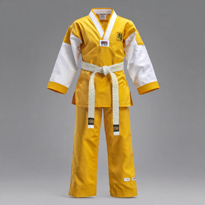 Fabricant d'uniformes de haute qualité pour la boxe, le MMA et le taekwondo, uniformes de taekwondo avec logo personnalisé, combinaison de taekwondo - Product Image 3