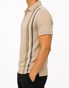 Polo pour homme en gros, design color block, personnalisation de marque, club sportif, golf, tennis, entraînement, séchage rapide, respirant - Product Image 3