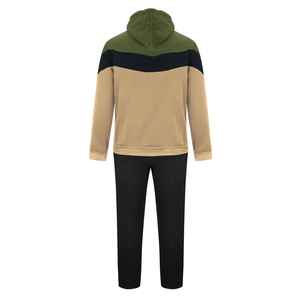 Conjunto Deportivo Informal de Alta Calidad para Hombre, Sudadera con Capucha y Pantalones Lisos, Logotipo Personalizado por Sublimación, Conjunto Deportivo - Product Image 3
