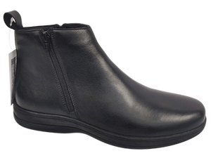 Stivali <span class=keywords><strong>Chelsea</strong></span> da Uomo Dlords Grant con Zip, Tomaia in Pelle Nappa, Fodera in Rete, Suola in TPR, Comodi, Morbidi, Punta Chiusa, Antiscivolo, Elastici - Product Image 1