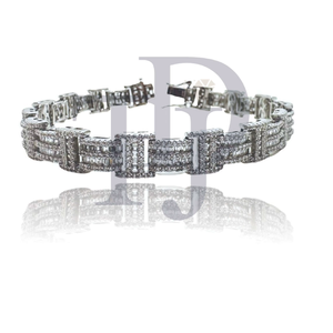 Bracelet Chaîne Diamantée Premium en Or 10KT 14KT avec Diamants 7CT VS1 VS2 Couleur H-I – Bijou de Luxe Massif et Imposant Style Hip Hop - Product Image 5
