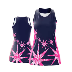 Robe de tennis jaune à imprimé géométrique pour femme, sans manches, ajustée, anti-humidité, vêtement de sport d'été - Product Image 3
