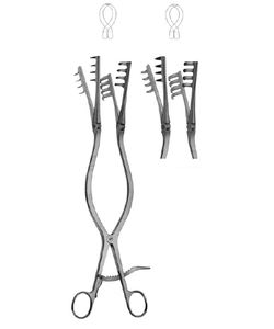Retractores Autoajustables Beckmann Adson |   Excavadores Dentales Manuales de Acero Inoxidable de Primera Calidad - Product Image 1
