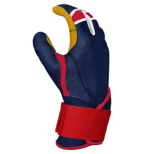 Gants de frappe de baseball en cuir respirant, forte adhérence, pour entraînement jeunes et adultes, vente en gros, LBBG-0027 - Product Image 5