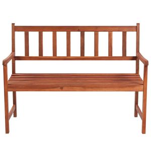 Banc de jardin durable à 3 places en bois d'acacia massif naturel pour usage extérieur - Product Image 3