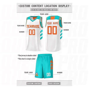 Diseño Gratuito, Secado Rápido, Sublimación, Jersey de Baloncesto Personalizado, Ropa Deportiva, Uniforme de Equipo, Impresión, Baloncesto Reversible - Product Image 4