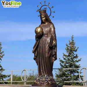Nouveau Design Casting Église Moderne Cuivre Bronze Statues Religieuses De <span class=keywords><strong>Marie</strong></span> <span class=keywords><strong>Enceinte</strong></span> - Product Image 2