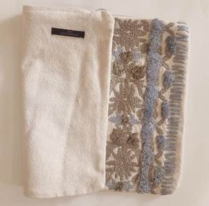 Bohemian Embroidered Cotton Linen <b>Cushion</b> <b>Cover</b> with Floral Pattern Zipper Closure Rectangle Home Decor - Product Image 3